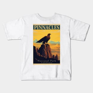 Pinnacles National Park Travel Poster Kids T-Shirt